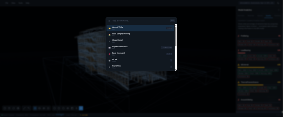 Forma wide model view comparing sections of a building